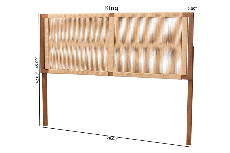 Lissette Natural Rope Woven Headboard