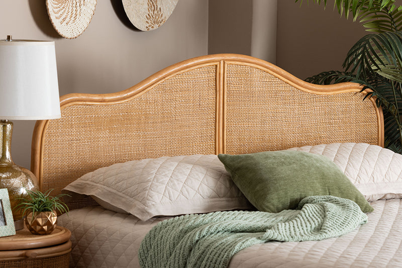 Jay Natural Rattan Arched Headboard