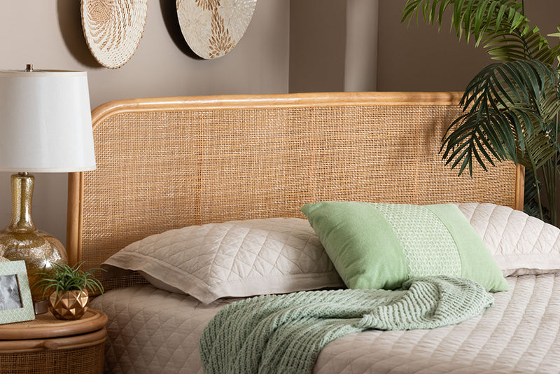 Arista Natural Rattan Standalone Headboard