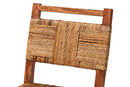 Cachet Seagrass Counter Stool Set of 2 with Woven Seat and Backrest