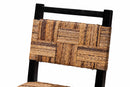 Scotlyn Seagrass Counter Stool Set of 2 with Woven Seat and Backrest