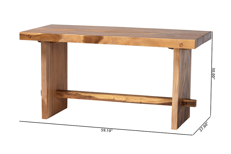 Jody Suar Wood Rectangular Dining Table