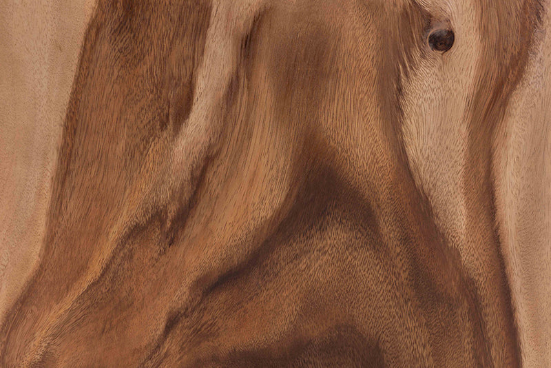 Juan Suar Wood 6-Piece Dining Set Rectangular Table with 4 Chairs and Bench