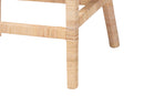 Bancroft Natural Rattan Wingback Counter Stool