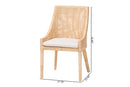 Bancroft Natural Rattan Wingback Dining Chair