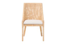 Bancroft Natural Rattan Wingback Dining Chair