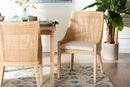 Bancroft Natural Rattan Wingback Dining Chair