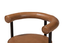 Tommy Faux Leather Swivel Dining Chair