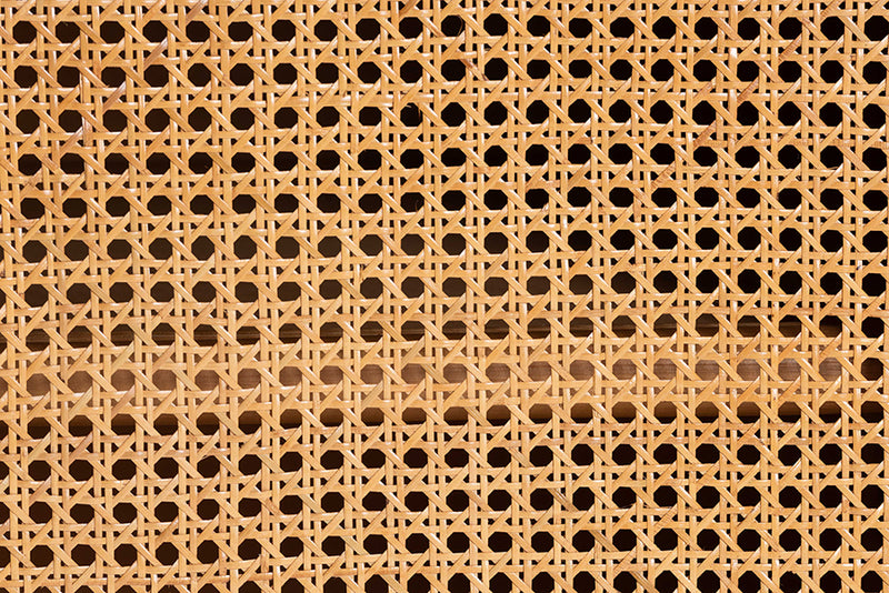 Joseph 2-Drawers & 4-Doors Natural Rattan Sideboard, Short