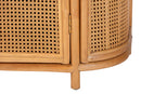 Joseph 2-Drawers & 4-Doors Natural Rattan Sideboard, Tall