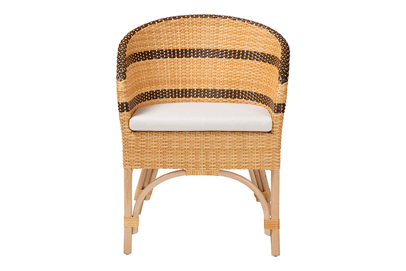 Anderson Rattan Barrel-Back Dining Chair