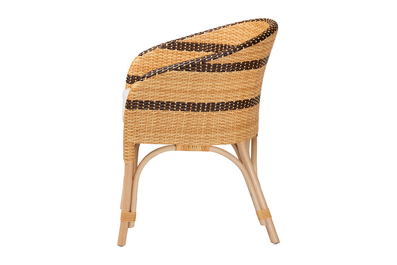 Anderson Rattan Barrel-Back Dining Chair