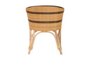 Anderson Rattan Barrel-Back Dining Chair