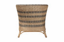 Donny Natural Rattan Barrel-Back Dining Chair