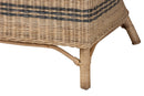 Donny Natural Rattan Barrel-Back Dining Chair