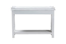Mortis Distressed White Console Table