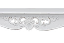 Mortis Distressed White Console Table
