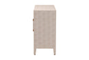 Sydney Faux Shagreen 2-Door Storage Cabinet