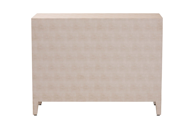 Sydney Faux Shagreen 2-Door Storage Cabinet