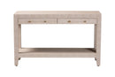 Sydney Faux Shagreen 2 Drawers Console Table