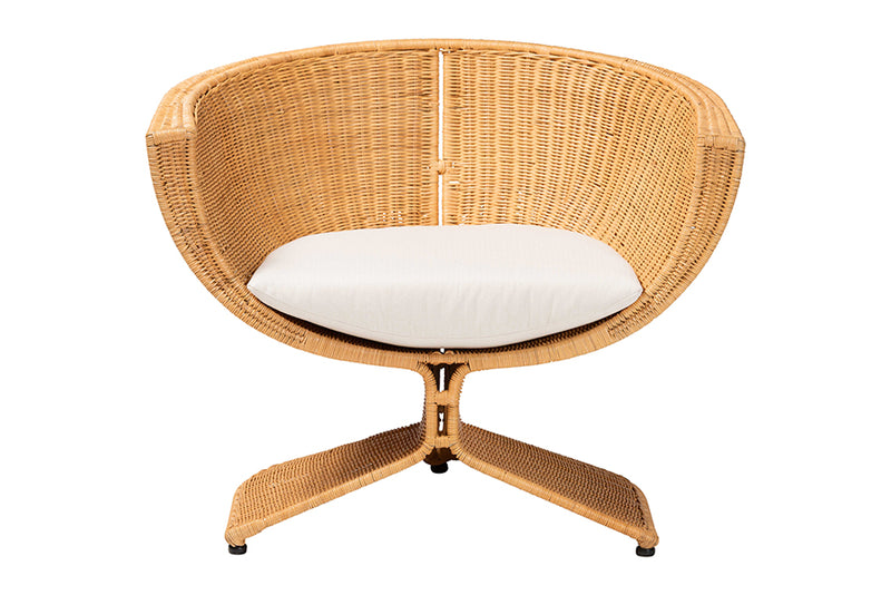Ronald Natural Rattan Lounge Chair