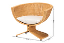 Ronald Natural Rattan Lounge Chair