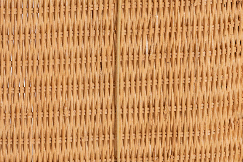 Ronald Natural Rattan Footstool