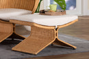 Ronald Natural Rattan Footstool