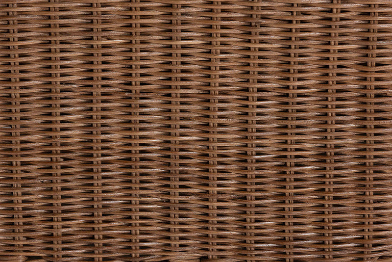 Contantine Natural Rattan Armchair and Ottoman Set - 2