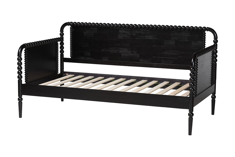 Laverne Bobbin Daybed, Twin, Black