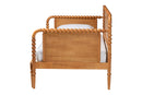 Laverne Bobbin Twin-To-King Expandable Daybed, Oak Brown