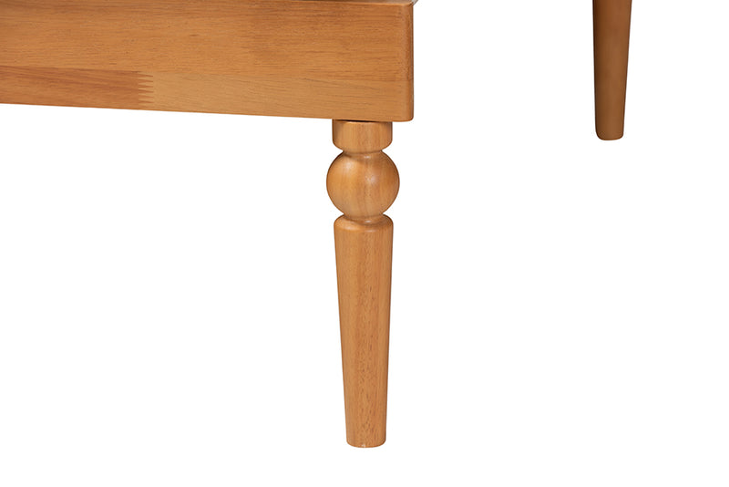 Laverne Bobbin Twin-To-King Expandable Daybed, Oak Brown