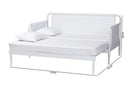 Laverne Bobbin Twin-To-King Expandable Daybed, White