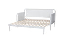 Laverne Bobbin Twin-To-King Expandable Daybed, White