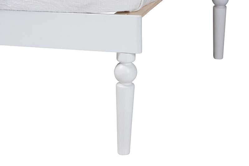 Laverne Bobbin Twin-To-King Expandable Daybed, White