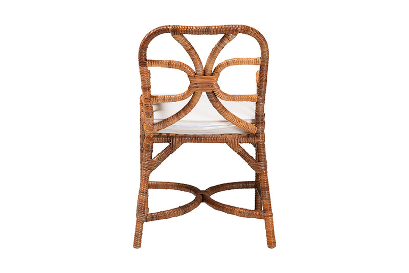 Jacy Natural Rattan Dining Chair, Light Honey