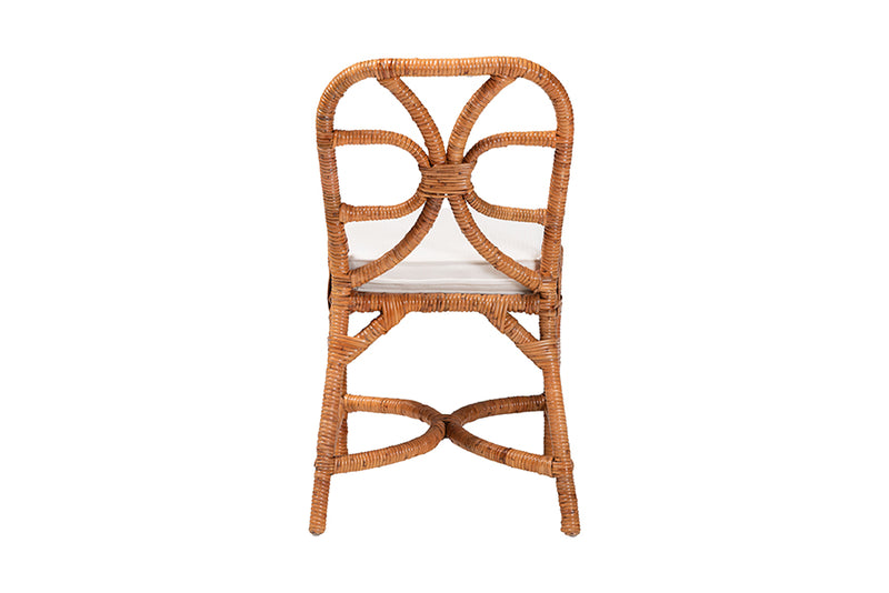 Jacy Natural Rattan Dining Chair, Light Honey