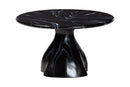 Almack Marbled Resin Coffee Table, Black