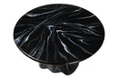 Almack Marbled Resin Coffee Table, Black