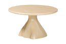 Almack Marbled Resin Coffee Table, Cream