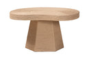 Lenni Natural Jute Coffee Table, Natural Brown