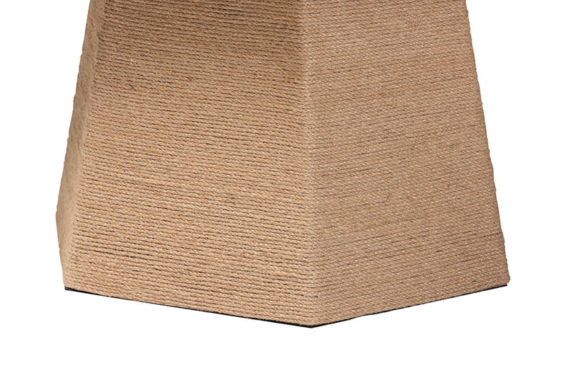 Lenni Natural Jute Coffee Table, Natural Brown