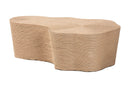 Adaline Natural Jute Coffee Table, Natural Brown