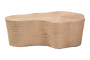 Adaline Natural Jute Coffee Table, Natural Brown