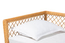 Marci Natural Rattan Daybed, Light Honey