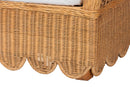 Marci Natural Rattan Daybed, Light Honey