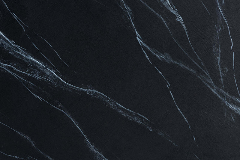 Anatasia Marbled Resin End Table, Black