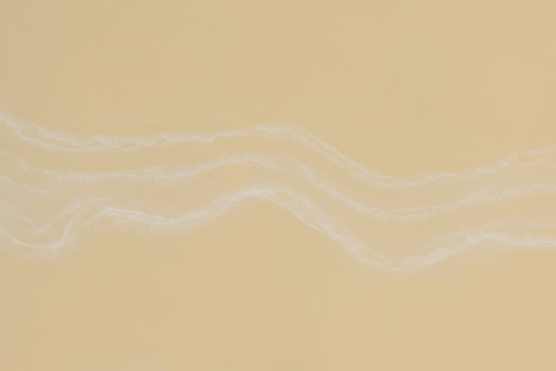 Anatasia Marbled Resin End Table, Cream