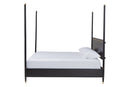 Ben Four Poster Platform Bed, Black