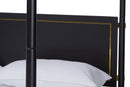 Ben Four Poster Platform Bed, Black